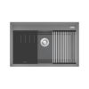 Chậu rửa bát đá 1 hố Konox Terra 790S Grey 1 Chậu rửa bát đá 1 hố Konox Terra 790S Grey