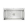 Chậu rửa bát inox 1 hố Konox KN8248SO Dekor 2 Chậu rửa bát inox 1 hố Konox KN8248SO Dekor