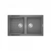 Chậu rửa bát Konox Granite Sink Phoenix Smart 860 Grey 2 Chậu rửa bát Konox Granite Sink Phoenix Smart 860 Grey