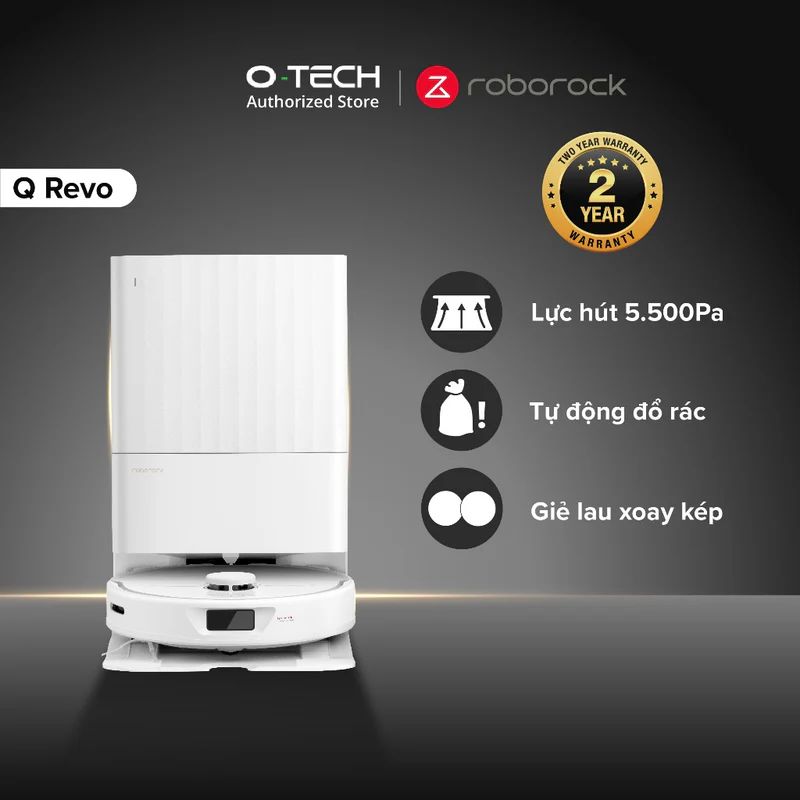 Ảnh robot hút bụi lau nhà Roborock Qrevo Ảnh robot hút bụi lau nhà Roborock Qrevo