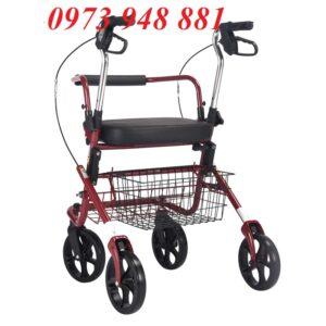Xe đẩy người cao tuổi, người già thương hiệu Lucass màu xanh đỏ