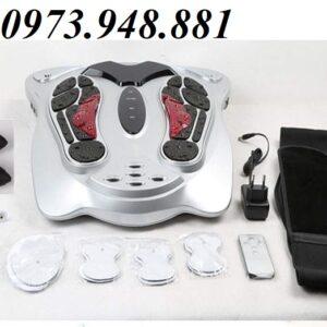 Máy massage điện xung chân 01  (Tặng kèm 2 tay nắm điện xung + 8 miếng dán điện xung + 1 đai điện xung)