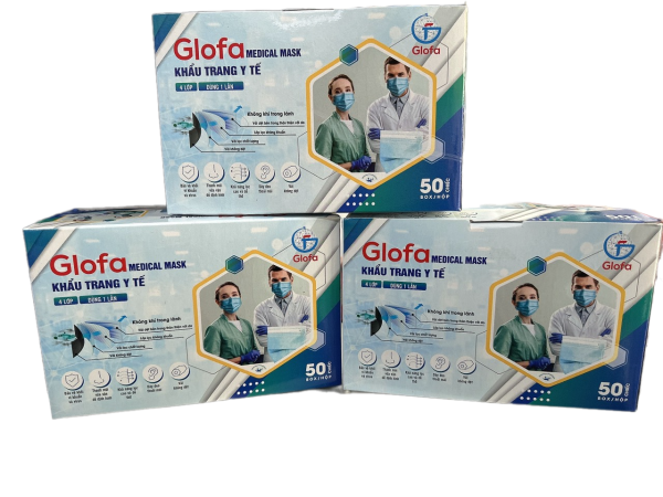 Hộp 50c khẩu trang glofa