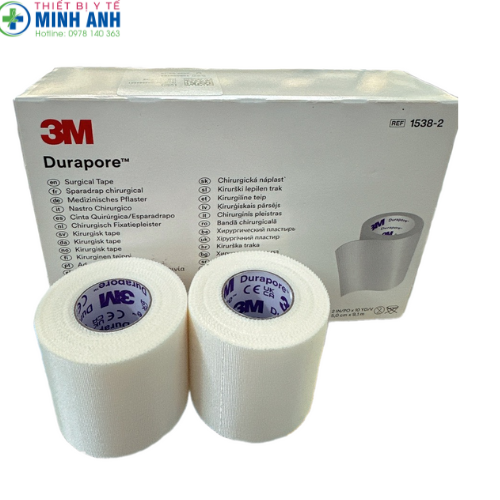 BĂNG KEO LỤA Y TẾ 3M DURAPORE 5cmx9,1m