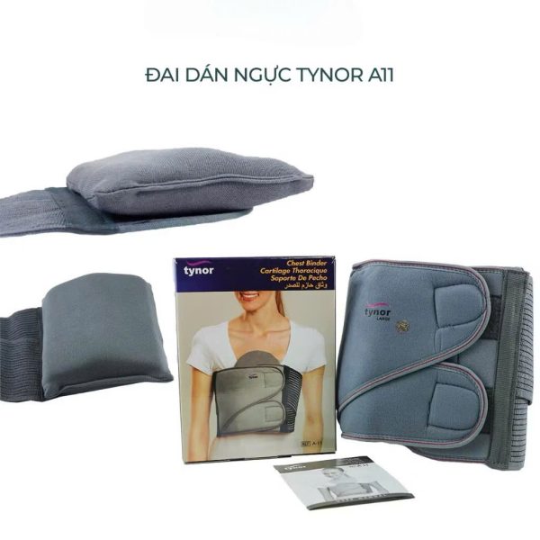 Đai cố định xương sườn Tynor A11 hỗ trợ gãy xương chấn thương vùng ngực, giảm đau hậu phẫu lồng ngực 7 Dai dan nguc A11 Tynor 1