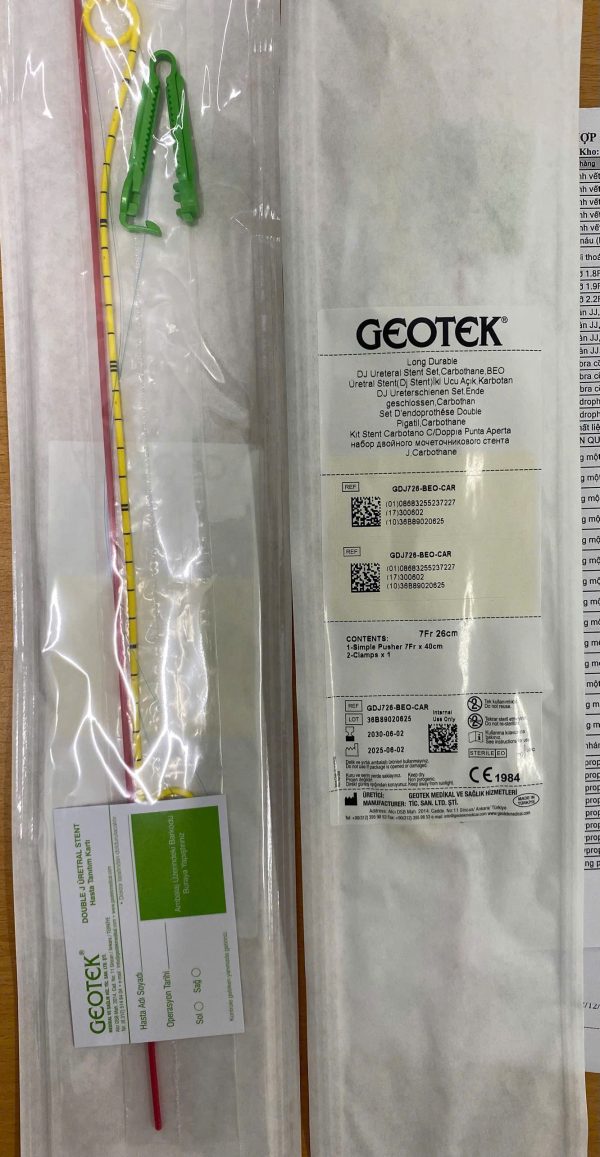 sonde niệu quản JJ Các số(hai loại dùng 1 tháng và 1 năm) 2 xong jj 3