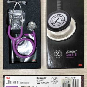 Ống Nghe Littmann Classic III Màu Tím Lavender 5832 thiết kế 2 mặt tiện dụng thăm khám tổng quát cho người lớn và trẻ em