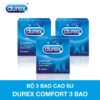 Bao Cao Su Durex Comfort Hộp 3 Pcs