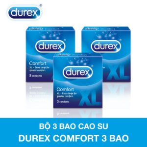 Bao Cao Su Durex Comfort Hộp 3 Pcs