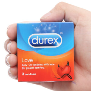 Bao Cao Su Durex Love Siêu Trơn Có Gân 14 Bao Cao Su Durex Love Hộp 3 Pcs