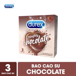 Bao Cao Su Durex Naughty Chocolate Hộp 3 pcs