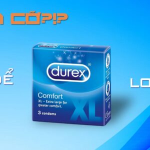 Bao Cao Su Durex Comfort Hộp 3 Pcs