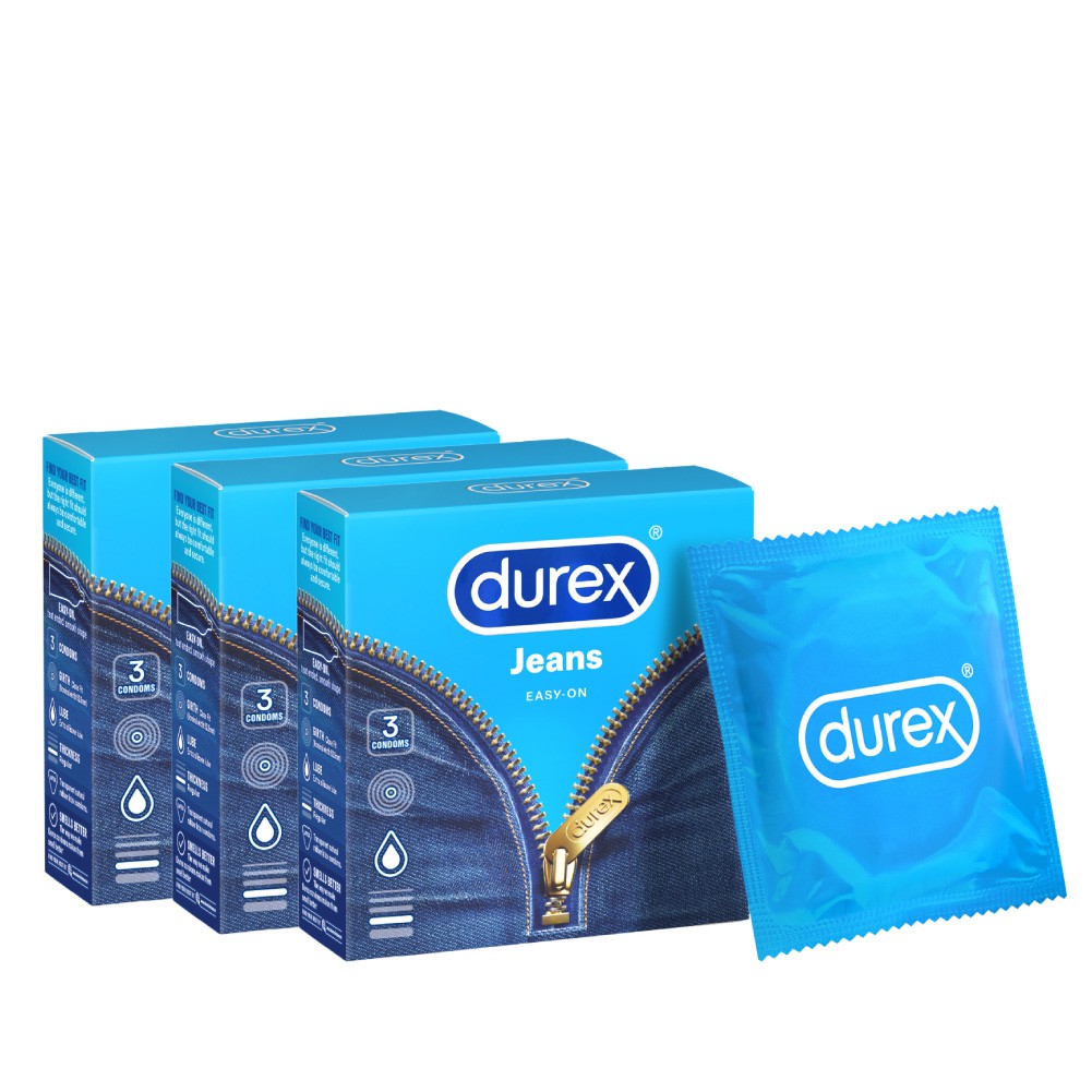 ytechinhhang-bao-cao-su-durex-jean-3pcs Bao Cao Su Durex Jeans Hộp 3 Cái