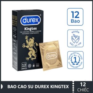 Bao Cao Su Durex Kingtex Hộp 12 cái