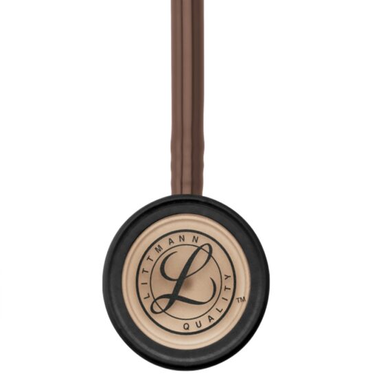 Ống Nghe Littmann Classic III Nâu Chocolate 5809 góc chụp mặt màng nghe, chất liệu cao cấp không bị lạnh khi khám cho bệnh nhân