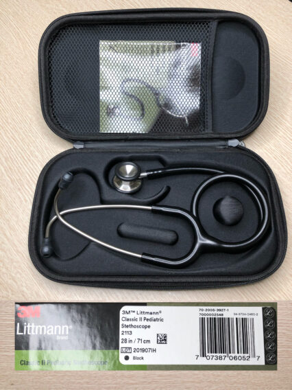 Ống Nghe Littmann Classic II Pediatric Khám Nhi 47 Ống Nghe Littmann Classic II Pediatric Khám Nhi Đen Black 2113