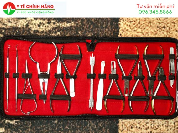 Bộ Kìm Chỉnh Nha 15 Chi Tiết Pakistan 16 Bộ Kìm Chỉnh Nha 15 Chi Tiết
