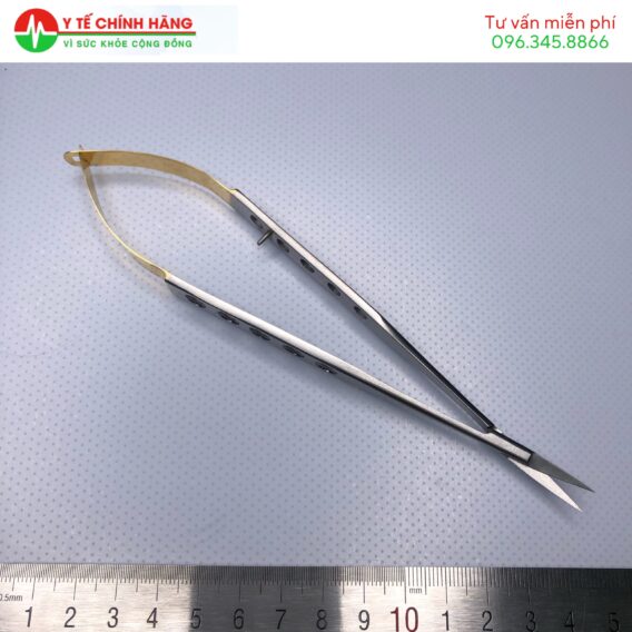 Kéo Cắt Mắt Vàng Thẳng 17 18 cm