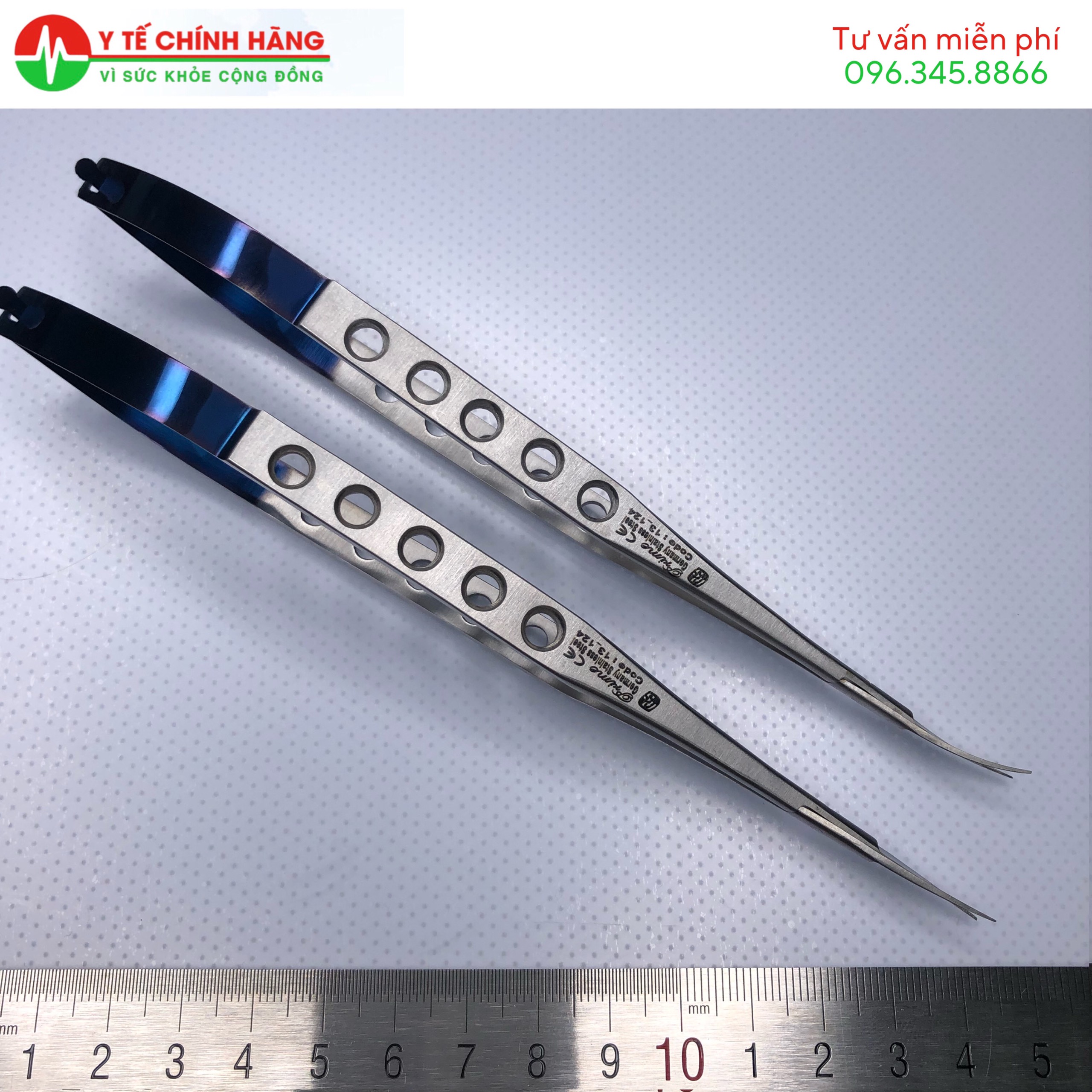 ytechinhhang-keo-1718-xanh-thang-cong Kéo Cắt Lợi Chùm Xanh Thẳng Cong 17 18 cm