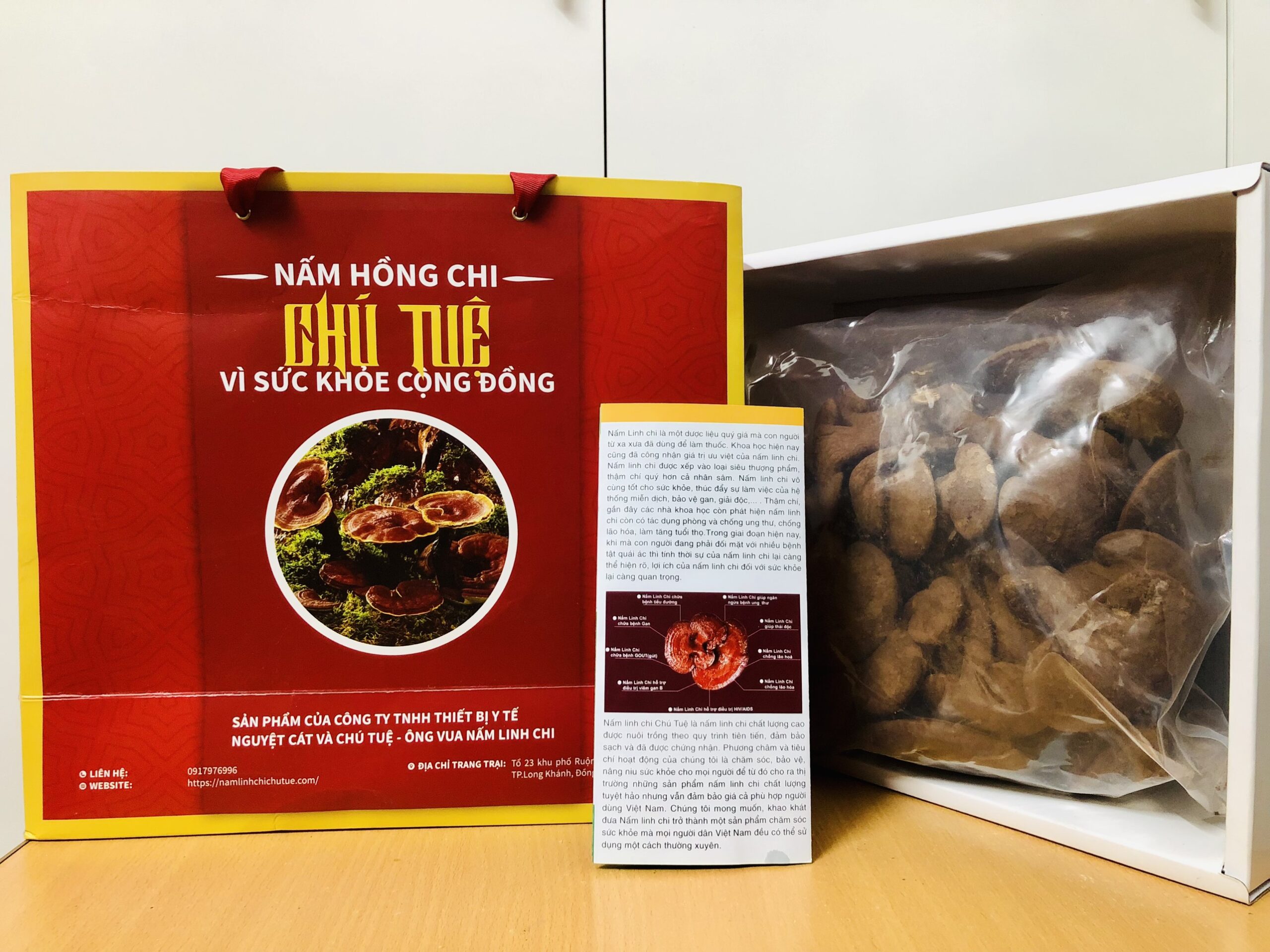 ytechinhhang-nam-linh-chi-do-500gram Nấm Linh Chi Đỏ Hộp 500 Gram Chính Hãng