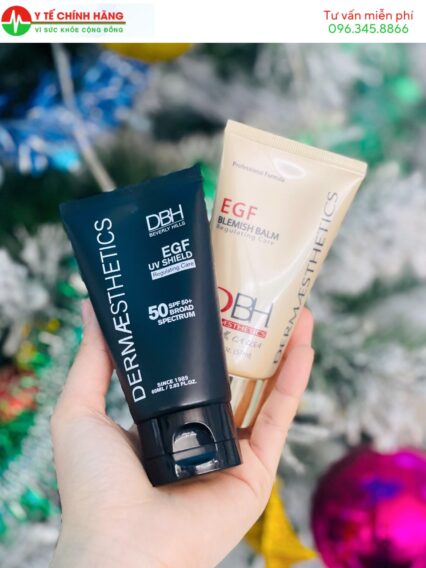 EGF Blemish Balm & EGF UV SHIELD SPF50+ PA +++ DBH