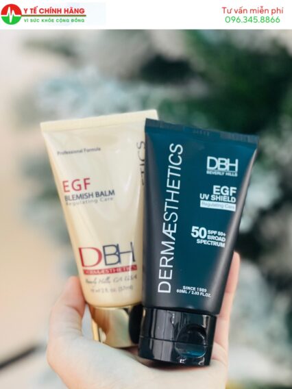 EGF Blemish Balm & EGF UV SHIELD SPF50+ PA +++ DBH