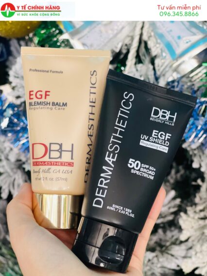 EGF Blemish Balm & EGF UV SHIELD SPF50+ PA +++ DBH