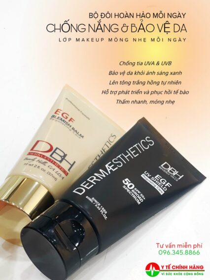 Lợi ích khi quý khách hàng mua DBH EGF UV SHIELD SPF50 PA+ tại Y Tế Chính Hãng Được cam kết sản phẩm chính hãng 100% đảm bảo chất lượng. Được tư vấn bởi chuyên gia kinh nghiệm trên 10 năm. Được kiểm tra hàng đầy đủ, giao hàng nhanh 63 tỉnh thành. Quý Khách mua hàng hãy gọi Hotline: 096.345.8866 (Call or Zalo) Xem thêm một số sản phẩm Mỹ Phẩm Và Thực Phẩm Chức Năng Các Sản Phẩm Bán Chạy