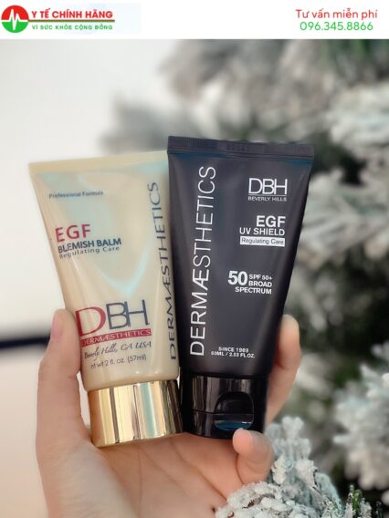 EGF Blemish Balm & EGF UV SHIELD SPF50+ PA +++ DBH