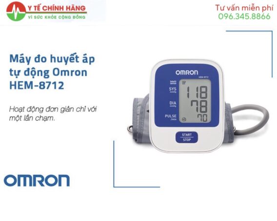 Máy Đo Huyết Áp Omron Hem 8712