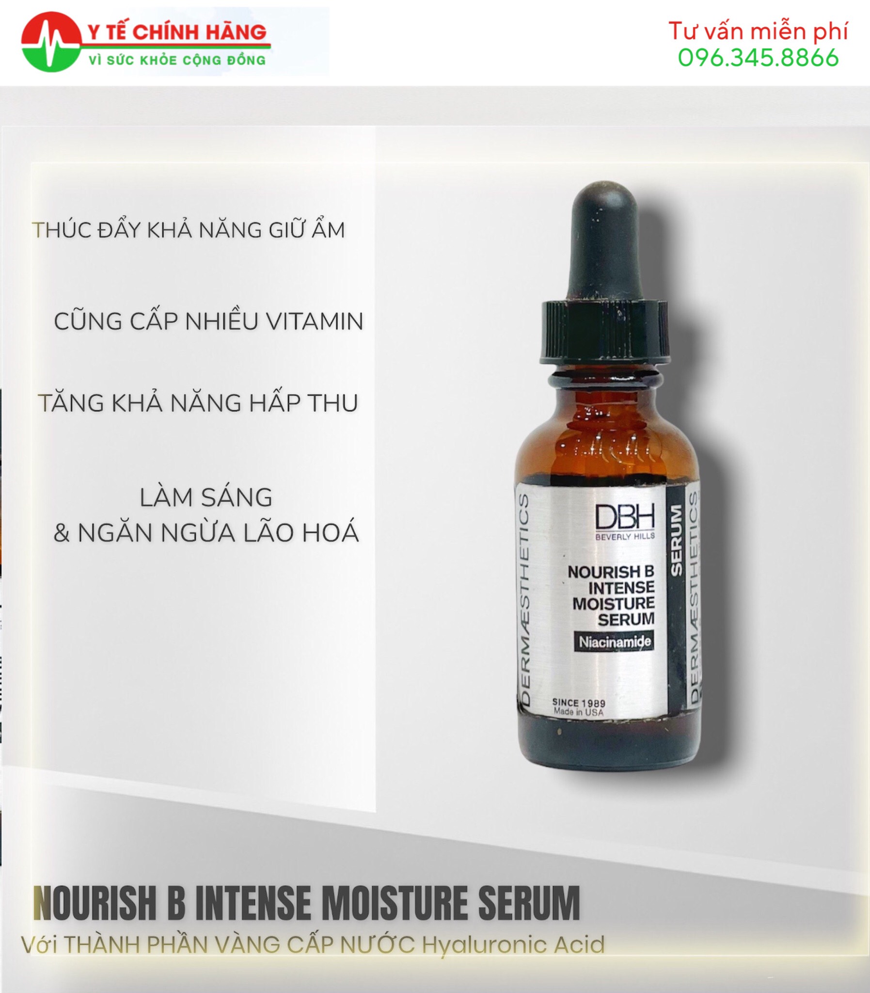 ytechinhhang NOURISH B INTENSE MOISTURE SERUM DBH Nourish B Intense Moisture Serum DBH