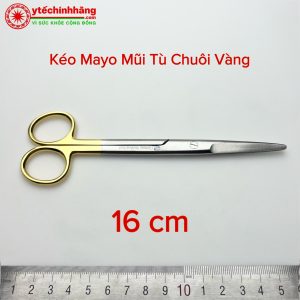 Kéo Mayo Chuôi Vàng 16cm