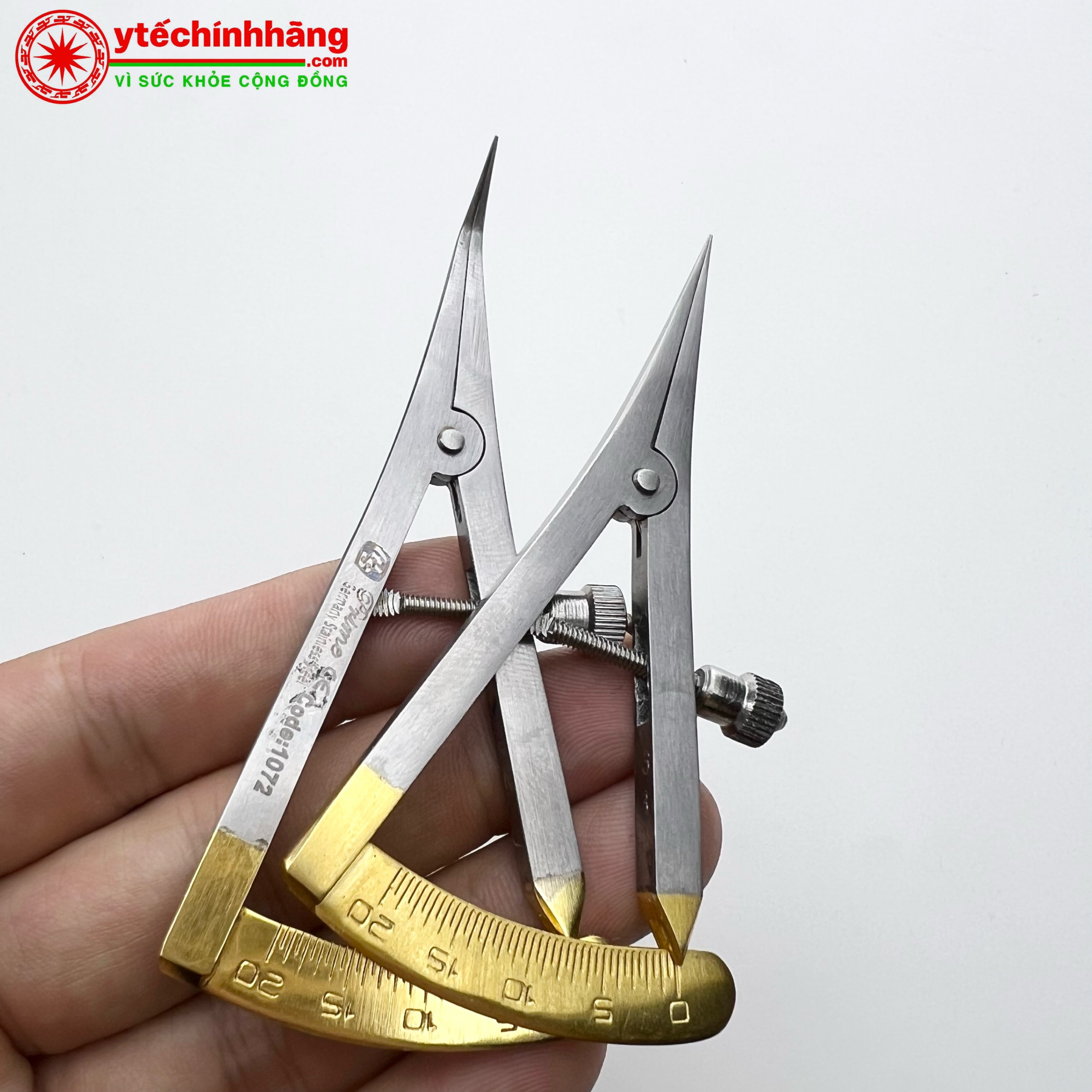 Thước Đo Mắt Thẳng Cong Chuôi Vàng (2) Thuoc Do Mat Thang Cong Chuoi Vang 2