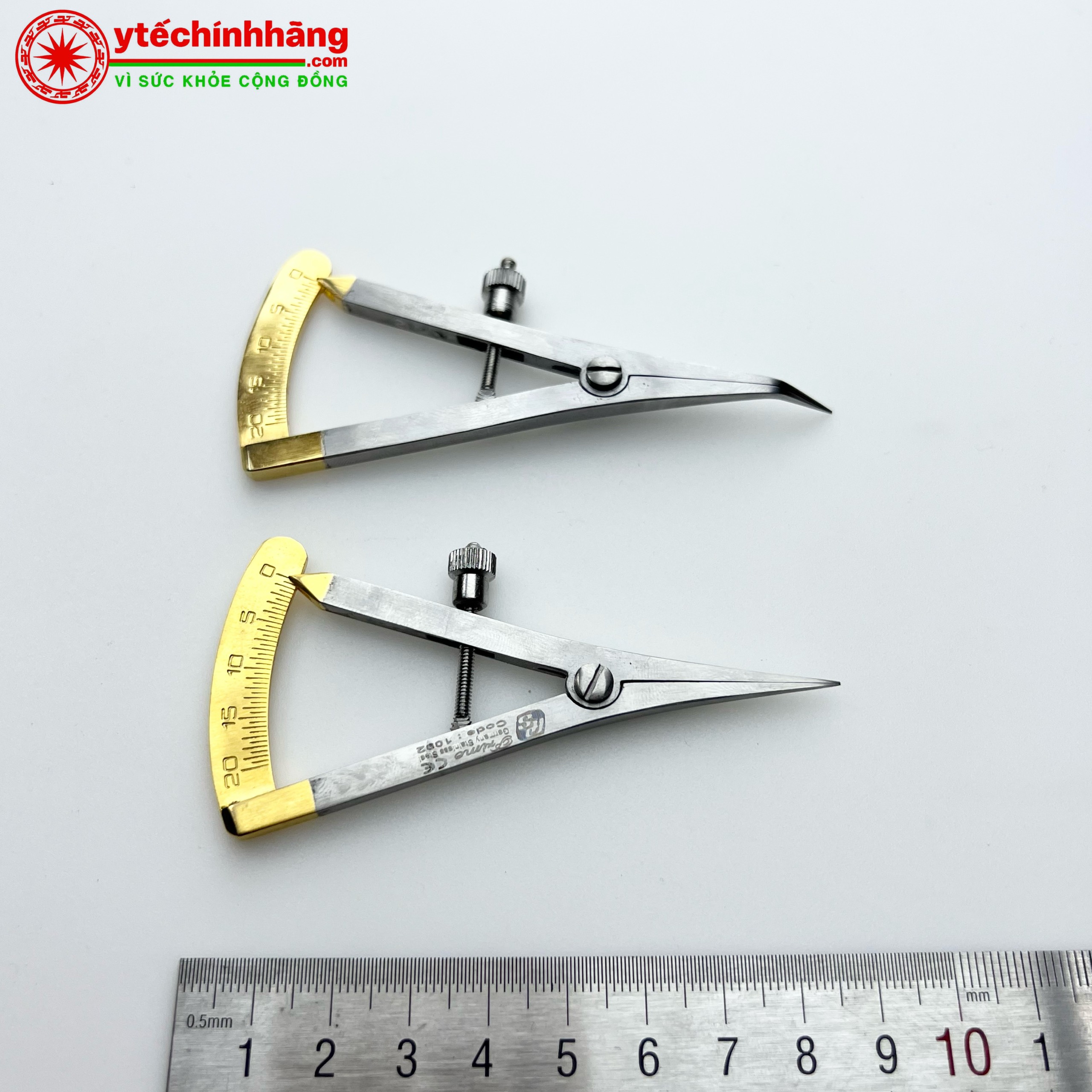 Thước Đo Mắt Thẳng Cong Chuôi Vàng Thuoc Do Mat Thang Cong Chuoi Vang