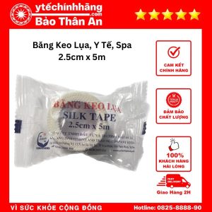 Băng Keo Lụa Y Tế Spa 25mm x 5m