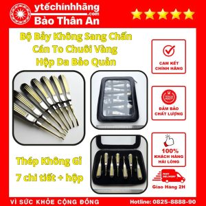 Bộ Bảy Không Sang Chấn Cán To Chuôi Vàng Parkistan