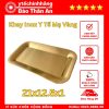 Khay Hình Chữ Nhật Inox Mạ Vàng 21x12x1 3 Dung Cu Spa Y Te Inox 8