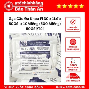 Gac Cau Da Khoa Fi 30 x 1Lop 10 Goi x 10 Mieng 100 Mieng 1 1