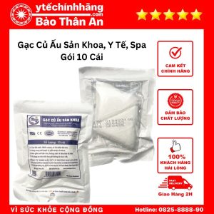 Gạc Củ Ấu Sản Khoa Y Tế Spa - Gói 10 Miếng