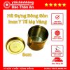 Hũ Đựng Bông Gòn Inox Mạ Vàng 8x8 35 Hu Dung Bong Gon Inox Ma Vang 8x8cm 1