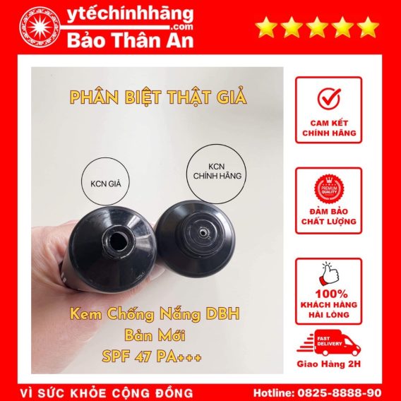 Kem Chống Nắng 60ml DBH EGF FGF DNA UV SHIELD SPF 47 PA+++