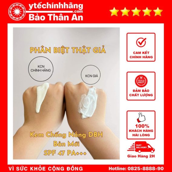 Kem Chống Nắng 60ml DBH EGF FGF DNA UV SHIELD SPF 47 PA+++