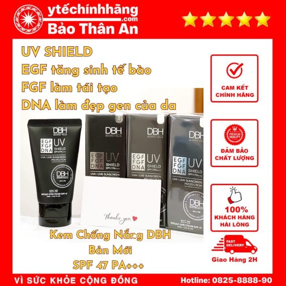 Kem Chống Nắng 60ml DBH EGF FGF DNA UV SHIELD SPF 47 PA+++