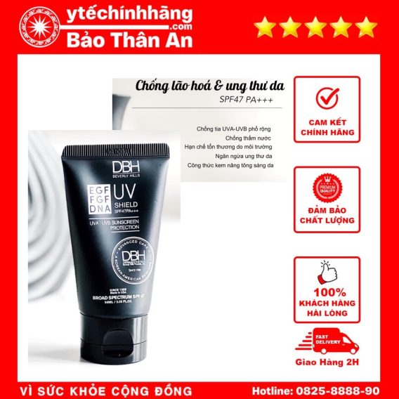 Kem Chống Nắng 60ml DBH EGF FGF DNA UV SHIELD SPF 47 PA+++