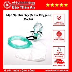 Mặt Nạ Thở Oxy Có Túi (Mask Oxygen)
