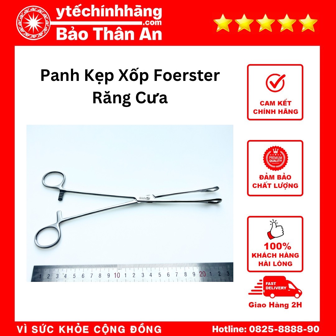 Panh Kẹp Xốp Foerster Răng Cưa 2 Panh Kep Xop Foerster Rang Cua 2