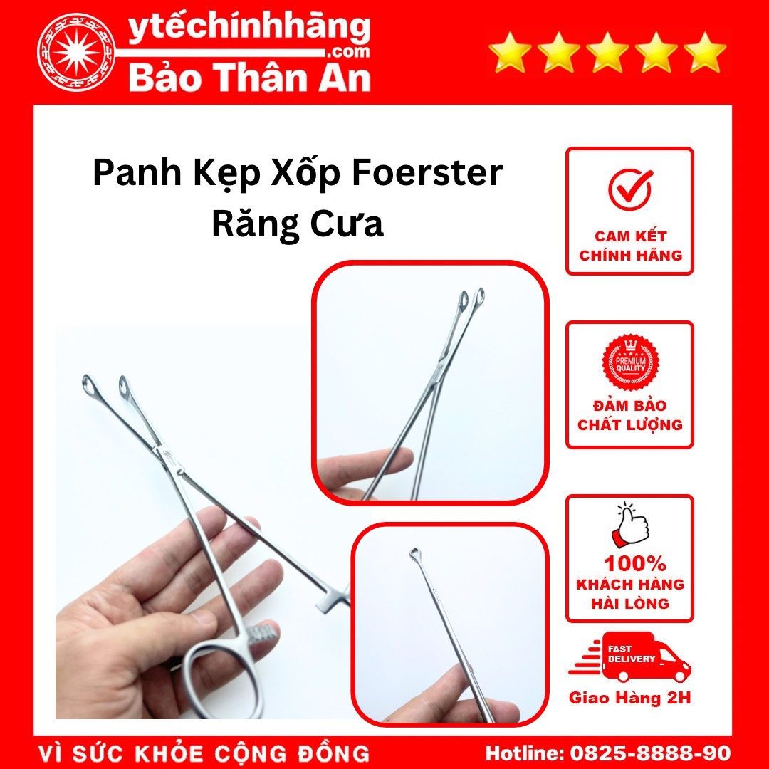 Panh Kẹp Xốp Foerster Răng Cưa 5 Panh Kep Xop Foerster Rang Cua 5