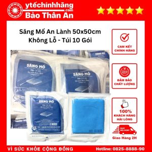 Săng Mổ An Lành 50 x 50cm Không Lỗ - Túi 10 Gói