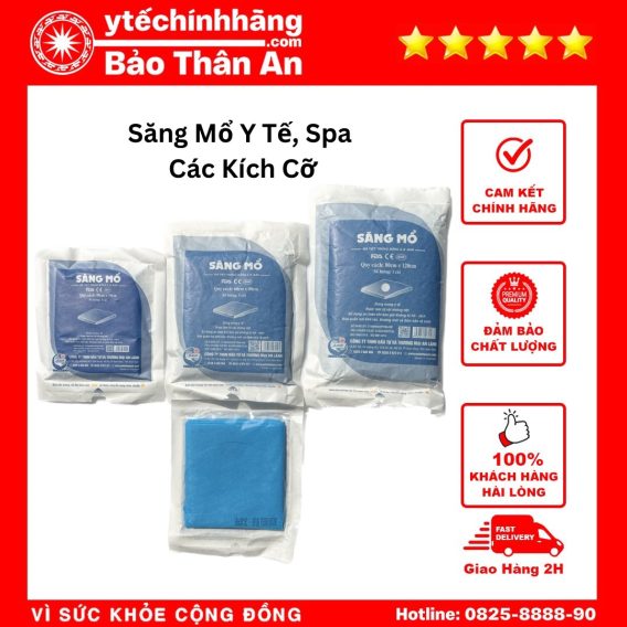 Săng Mổ An Lành Các Kích Cỡ 44 Phân loại kích thước Săng mổ
