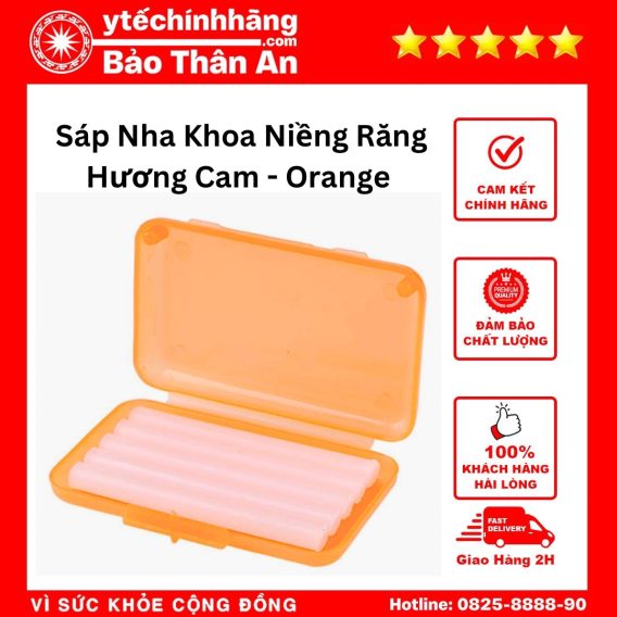 Sáp Nha Khoa Vị Trái Cây 59 Sáp Nha Khoa Niềng Răng - Hương Cam - Orange